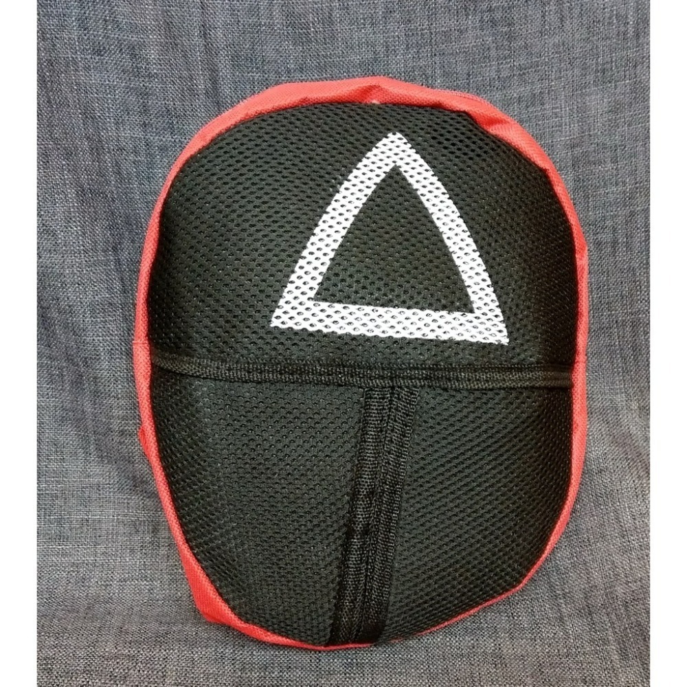 [戰神的店] 魷魚遊戲 勞工 士兵 面具造型 後背包-細節圖5