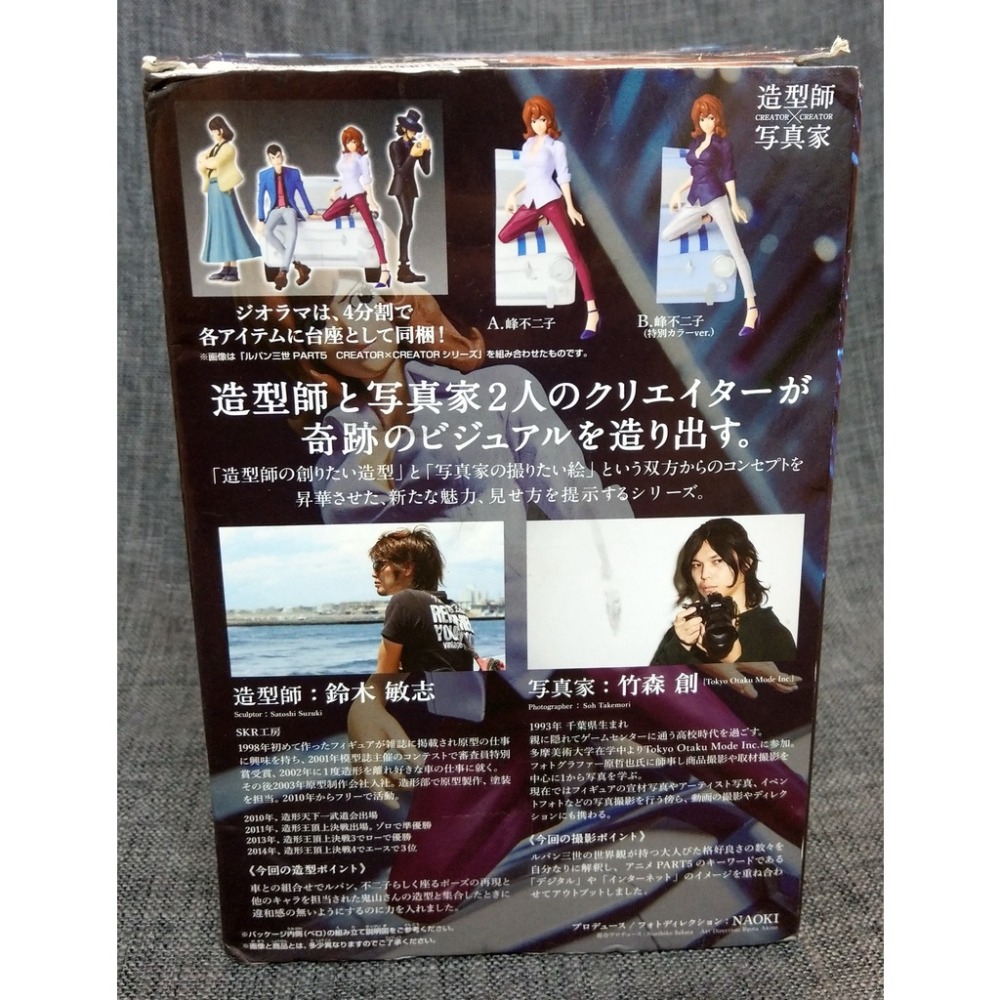 [戰神的店] 魯邦三世 峰不二子 造型師 寫真家 公仔 景品 日版-細節圖4