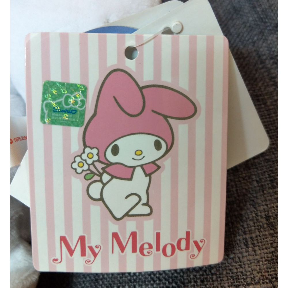 [戰神的店] 三麗鷗 美樂蒂 Melody 扁形款 娃娃 玩偶 17英吋 生日禮物 交換禮物-細節圖4