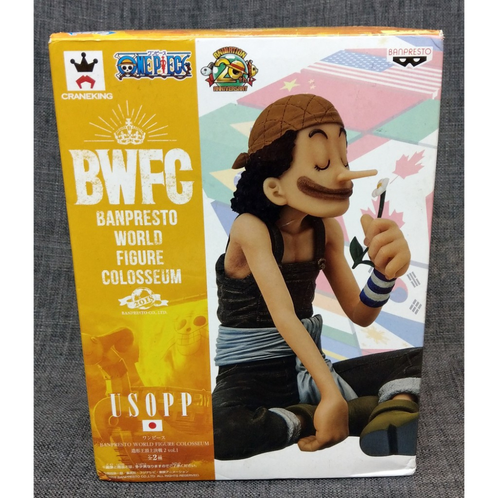 [戰神的店] 航海王 海賊王 騙人布 造型王頂上決戰 世界大賽 BWFC 景品 公仔 金證
