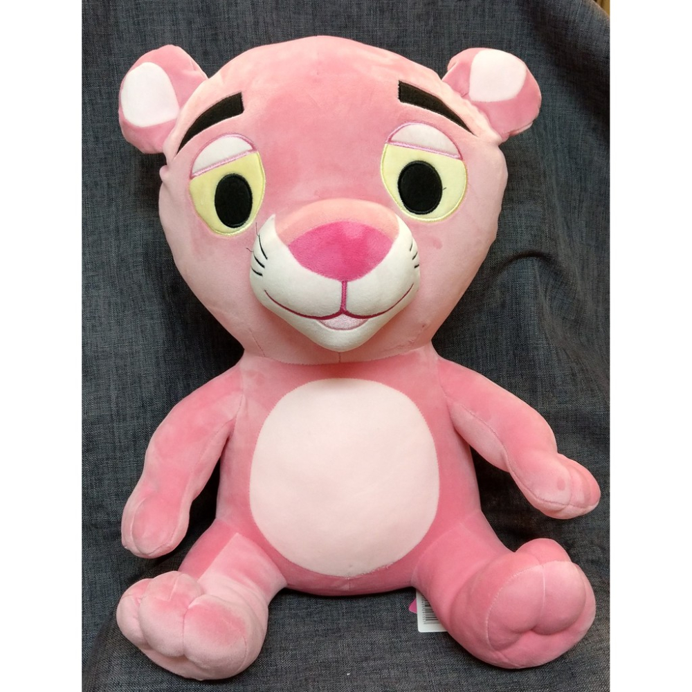 [戰神的店] 頑皮豹 粉紅豹 Q版 坐姿款 Baby Pink Panther 娃娃 玩偶 16英吋