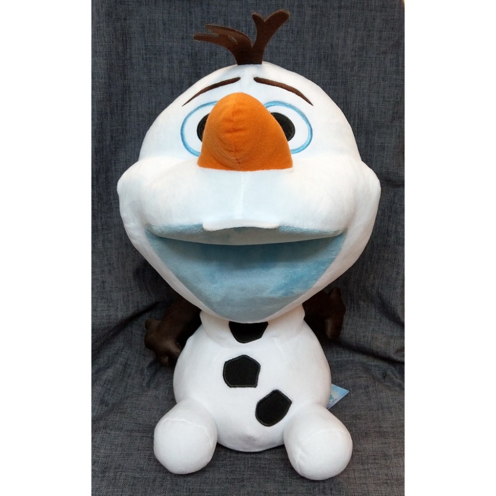 [戰神的店] 迪士尼 冰雪奇緣 雪寶 艾莎 Q版 坐姿款 娃娃 玩偶 16英吋-細節圖2