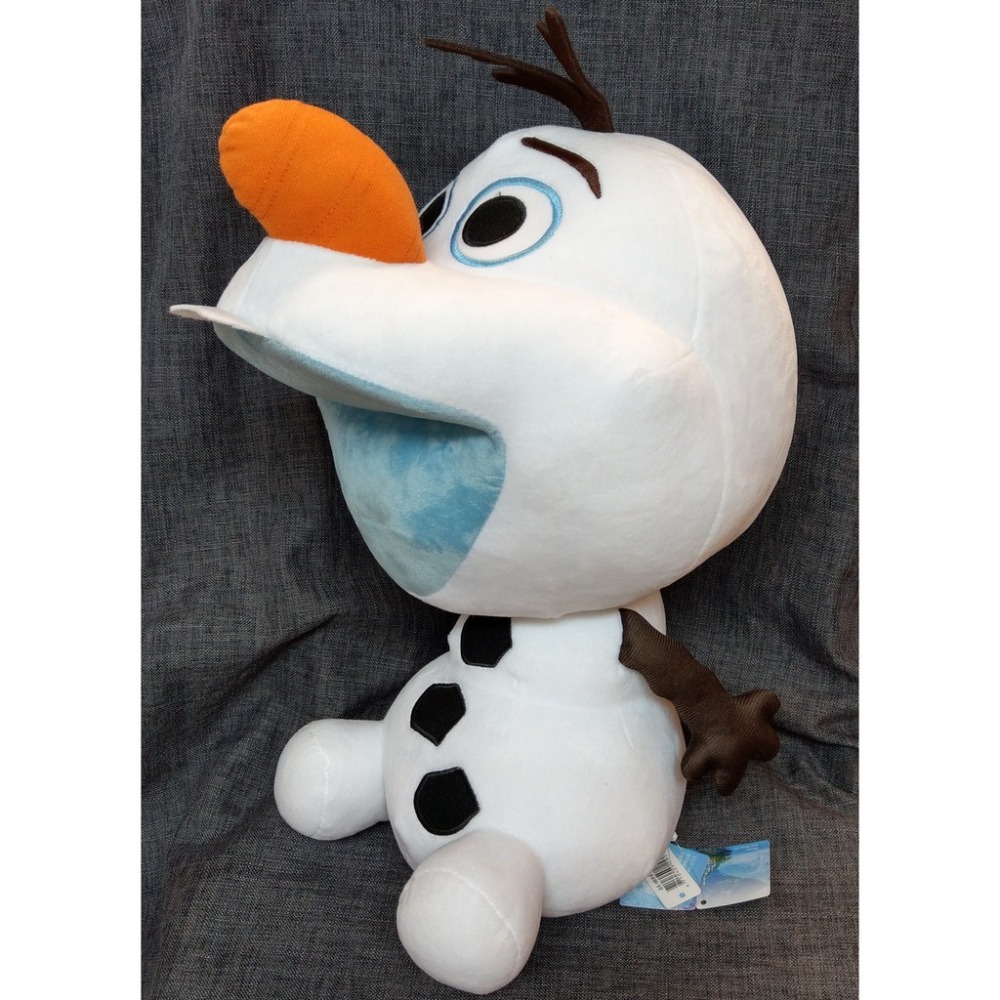 [戰神的店] 迪士尼 冰雪奇緣 雪寶 艾莎 Q版 坐姿款 娃娃 玩偶 16英吋-細節圖3