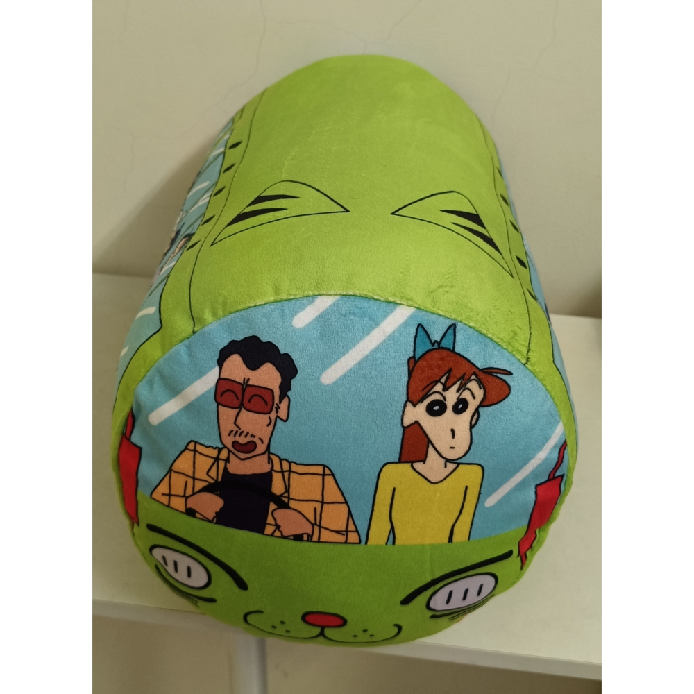 [戰神的店] 蠟筆小新 公車圓柱玩偶 娃娃 抱枕 35公分-細節圖4