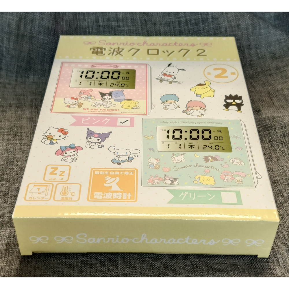 [戰神的店] 三麗鷗 電波時鐘 酷洛米 庫洛米 美樂蒂 Hello Kitty 布丁狗 Sanrio-細節圖3