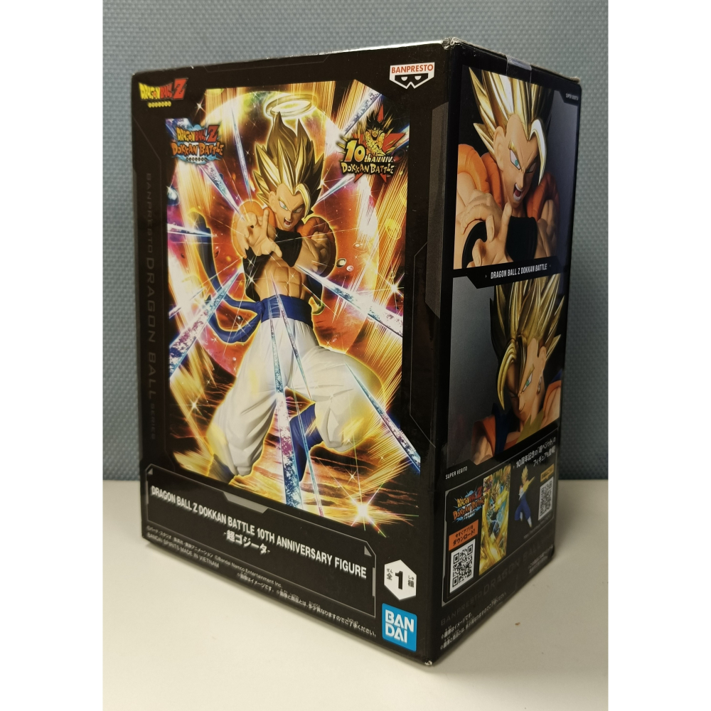 [戰神的店] 七龍珠 龍珠超 七龍珠Z 悟吉塔 爆裂激戰 超級賽亞人 十週年 景品 公仔 金證-細節圖2