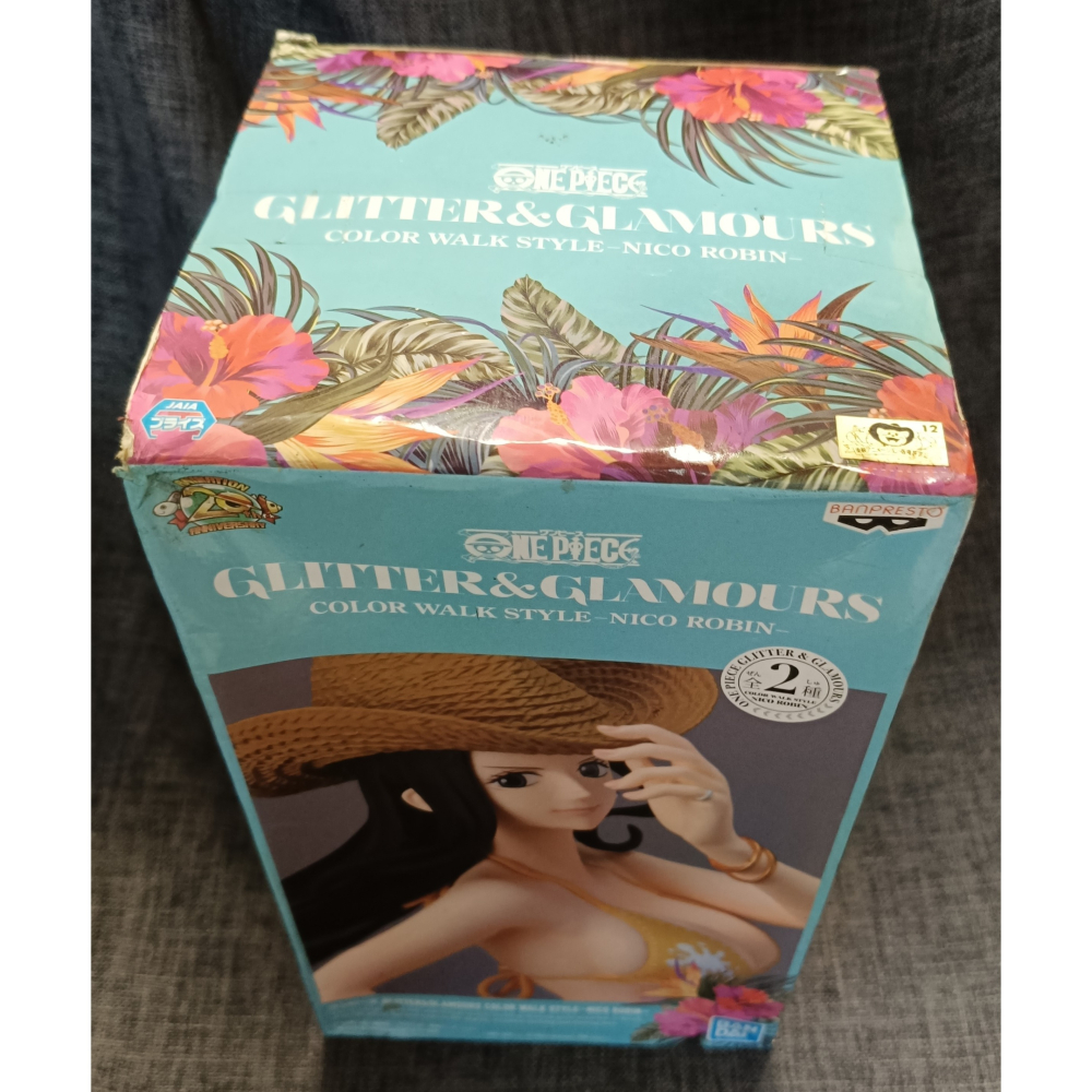 [戰神的店] 航海王 海賊王 妮可 羅賓 泳裝 公仔 景品 金證 GLITTER & GLAMOURS-細節圖5