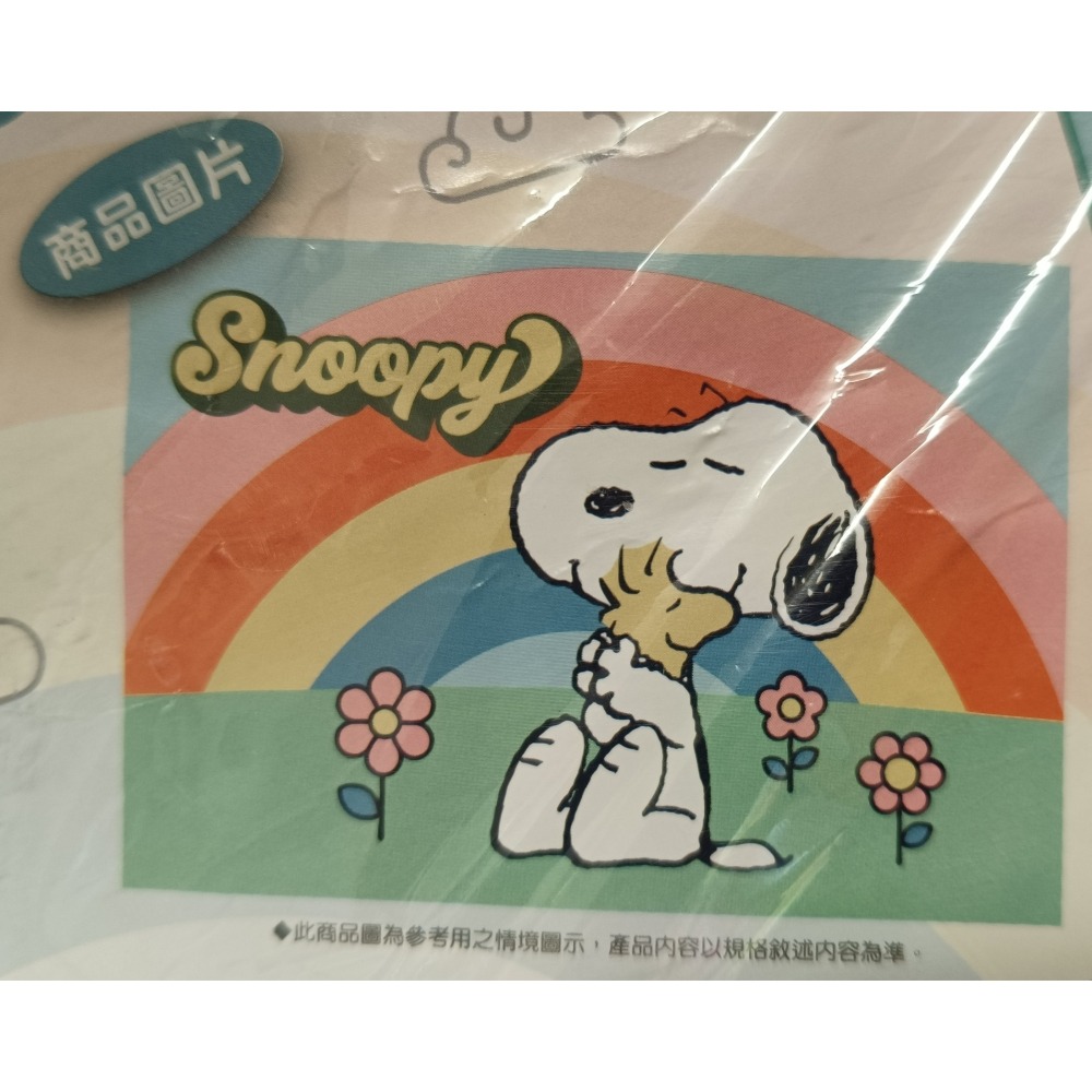 [戰神的店] 史奴比 SNOOPY 史努比 彩虹抱抱 刷毛毯-細節圖2