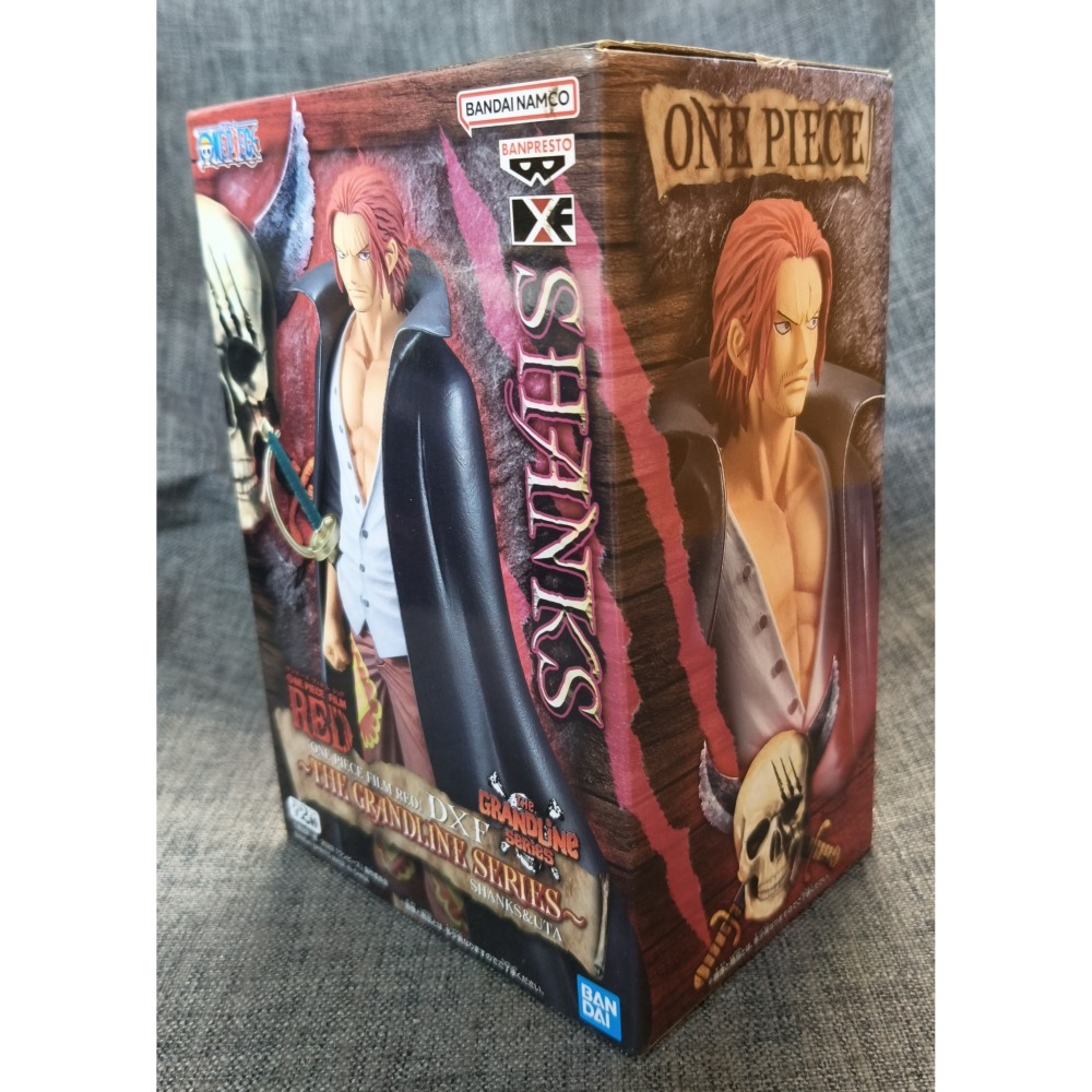 [戰神的店] 航海王 海賊王 紅髮 香克斯 劇場版 RED 景品 公仔 金證 THE GRANDLINE SERIES-細節圖2