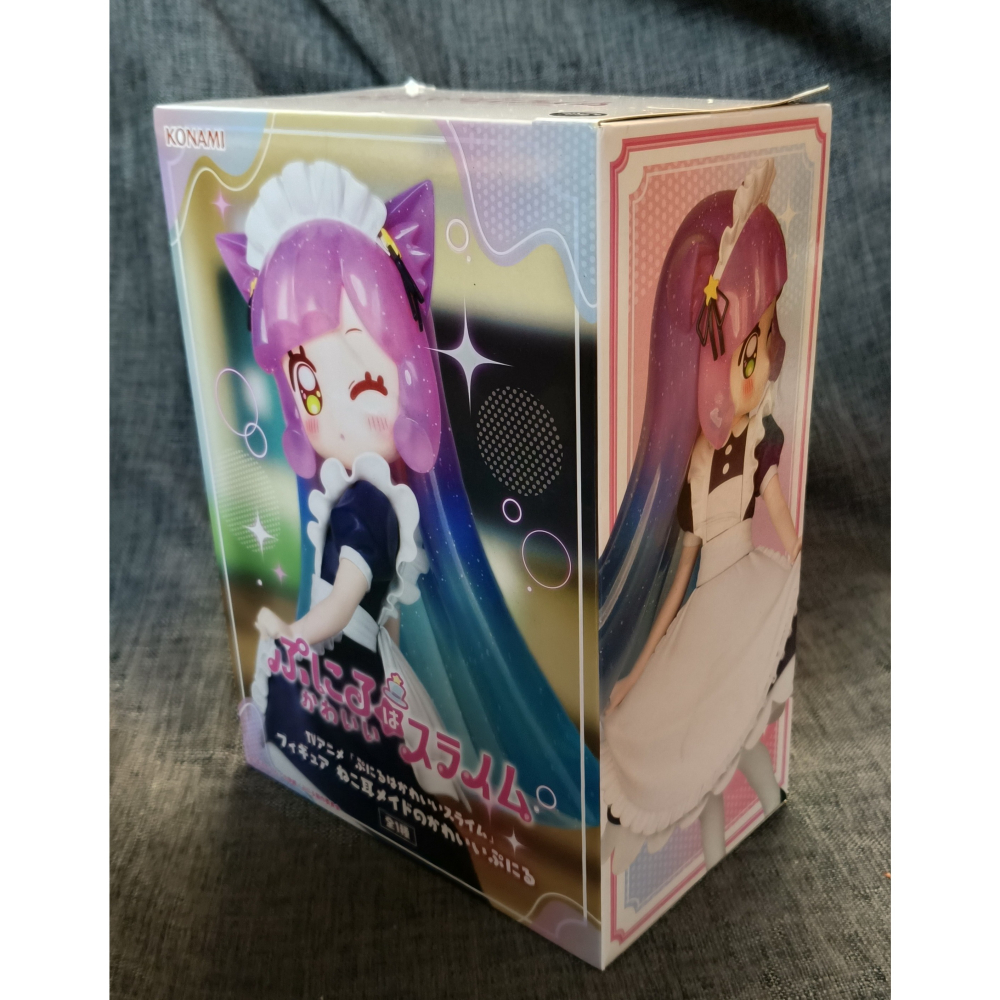 [戰神的店] 噗妮露是可愛史萊姆 噗妮露 貓耳女僕裝 公仔 景品 日版 KONAMI-細節圖2