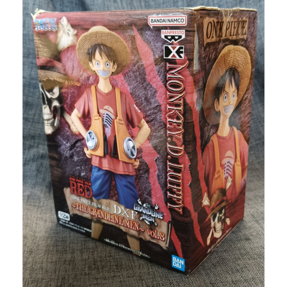 [戰神的店] 航海王 海賊王 魯夫 劇場版 RED 景品 公仔 金證 THE GRANDLINE MEN Vol.8-細節圖2