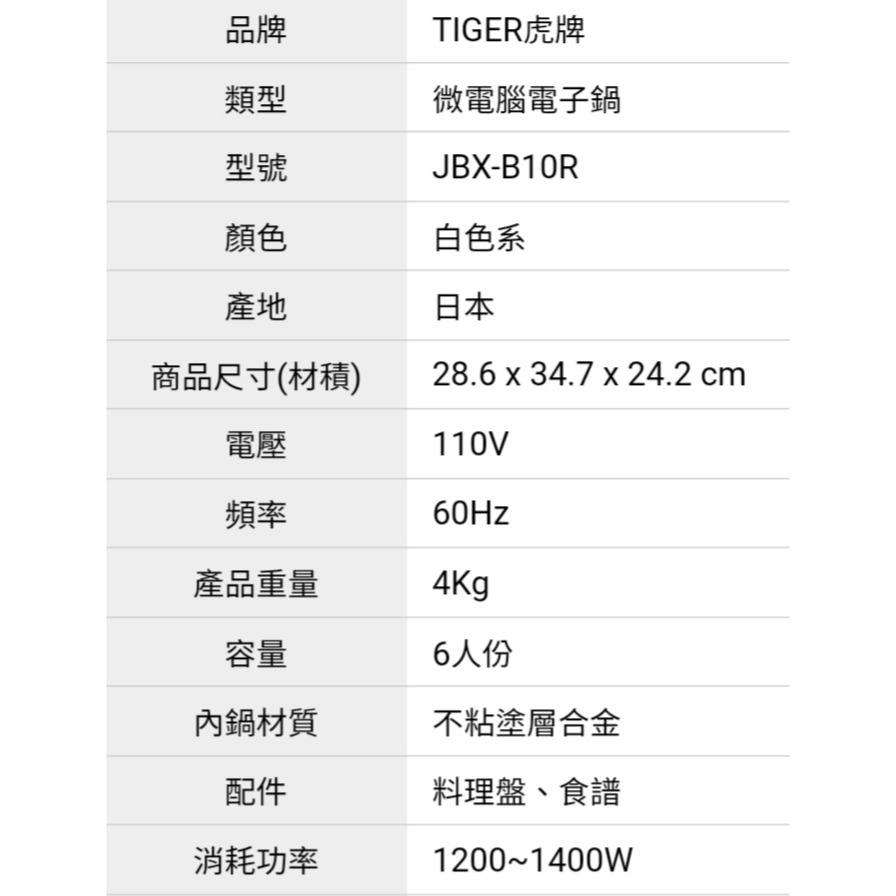 全新家電便宜出售虎牌電子鍋-細節圖4