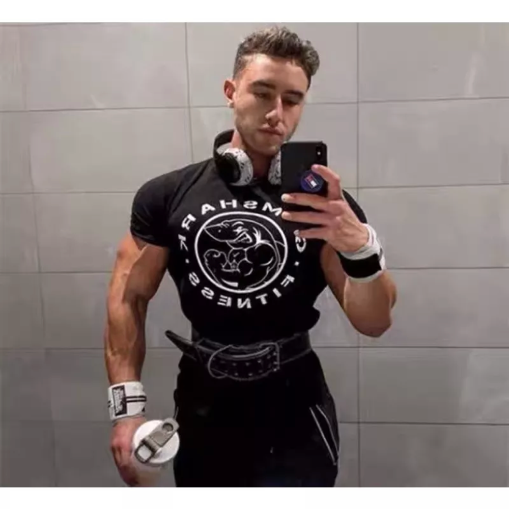 「呱呱健身」保證正品 英國Gymshark 男子健身 短袖上衣 訓練上衣  肌肉修身款 短袖 短T 健身短袖 顯巨 短袖-細節圖4