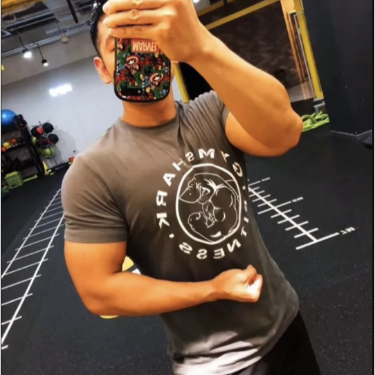 「呱呱健身」保證正品 英國Gymshark 男子健身 短袖上衣 訓練上衣  肌肉修身款 短袖 短T 健身短袖 顯巨 短袖-細節圖7