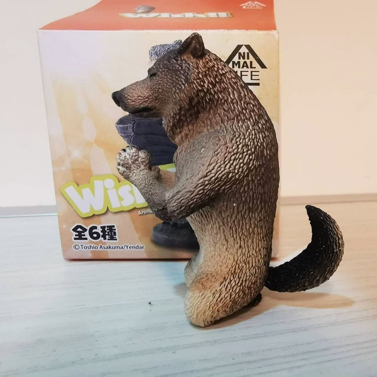 Animal life Wish 祈福動物系列盲盒  祈福大師 研達 狼 玩盒 公仔-細節圖3