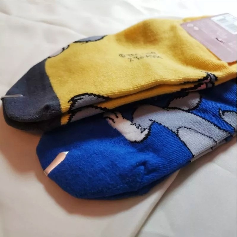 湯姆貓與傑利鼠 直版襪 船型襪 卡通襪 少女襪 童年卡通 短襪-細節圖3