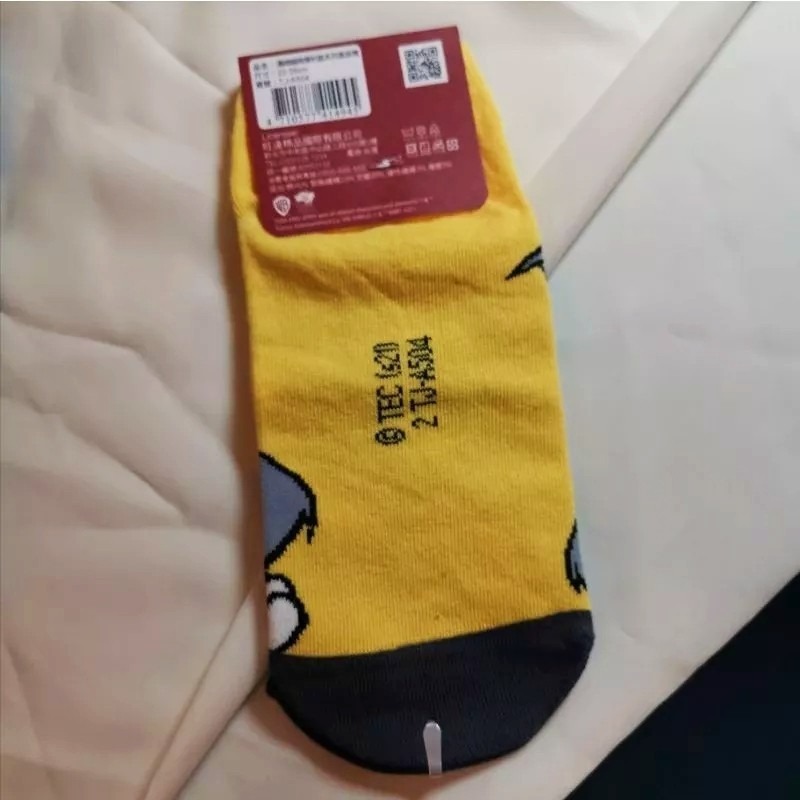 湯姆貓與傑利鼠 直版襪 船型襪 卡通襪 少女襪 童年卡通 短襪-細節圖6