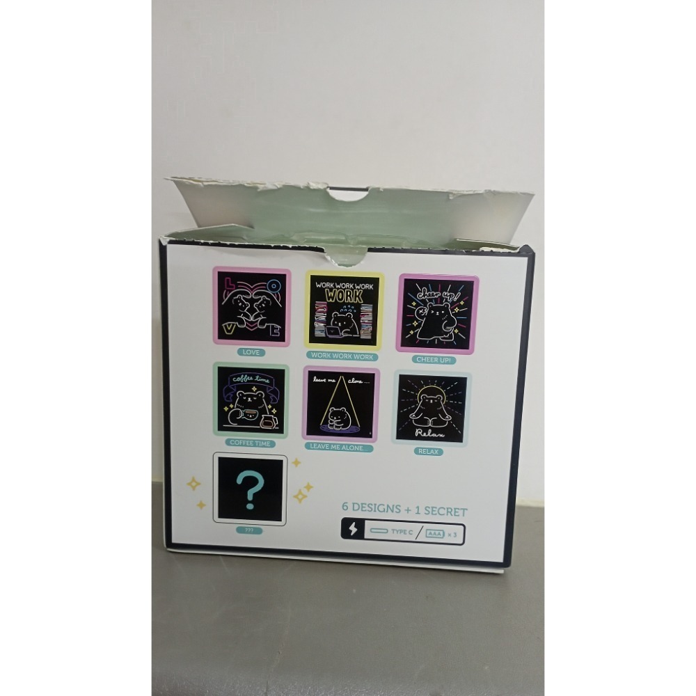 白白日記 白白燈箱 白白快閃 週邊 白白美食郊遊日記 燈箱 可換-細節圖4