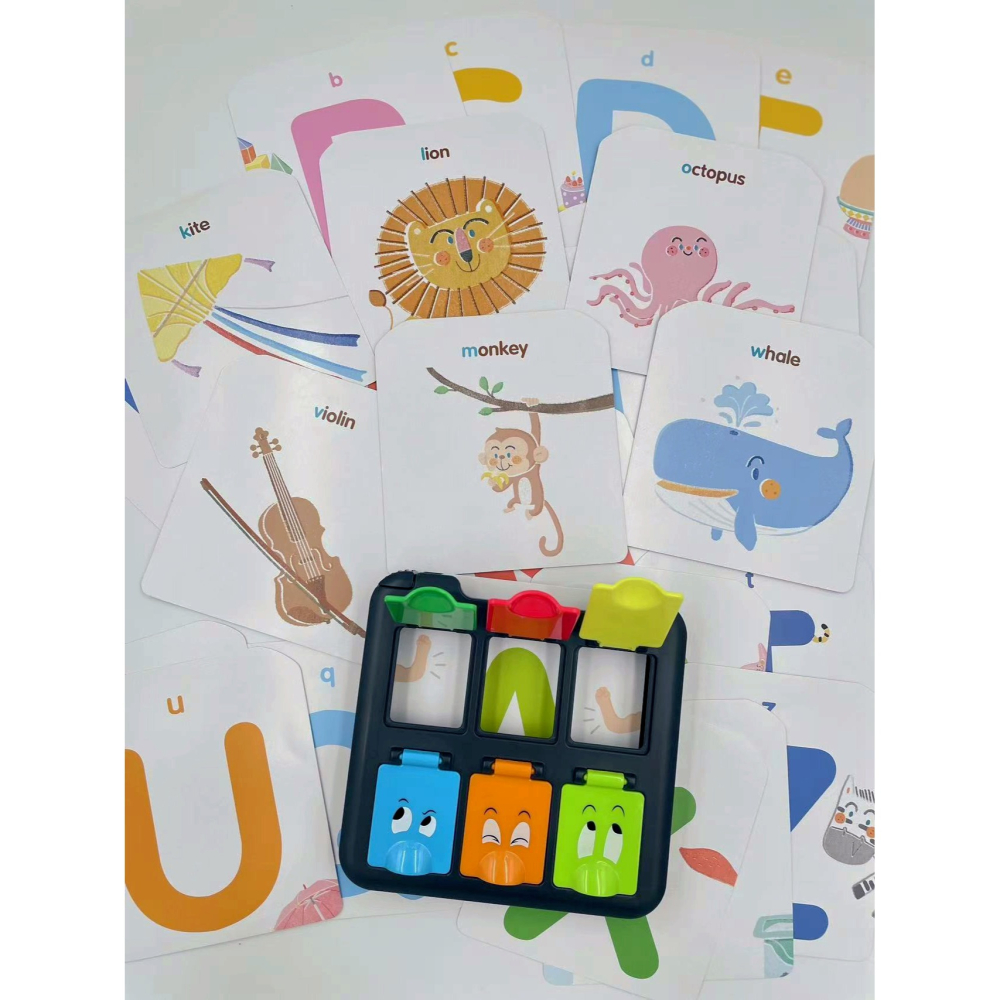 FB-重心平衡積木+英文字母猜猜樂+顏色積木+巧爸指偶+親子動物親子拼圖底板-細節圖3