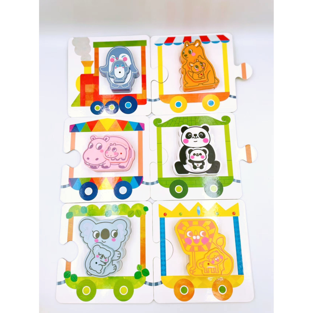 FB-重心平衡積木+英文字母猜猜樂+顏色積木+巧爸指偶+親子動物親子拼圖底板-細節圖5