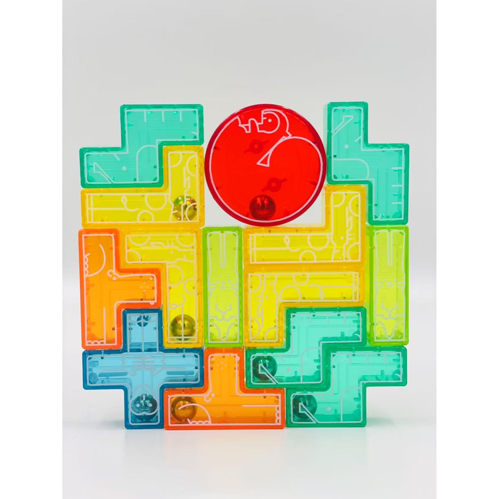 FB-重心平衡積木+英文字母猜猜樂+顏色積木+巧爸指偶+親子動物親子拼圖底板-細節圖9