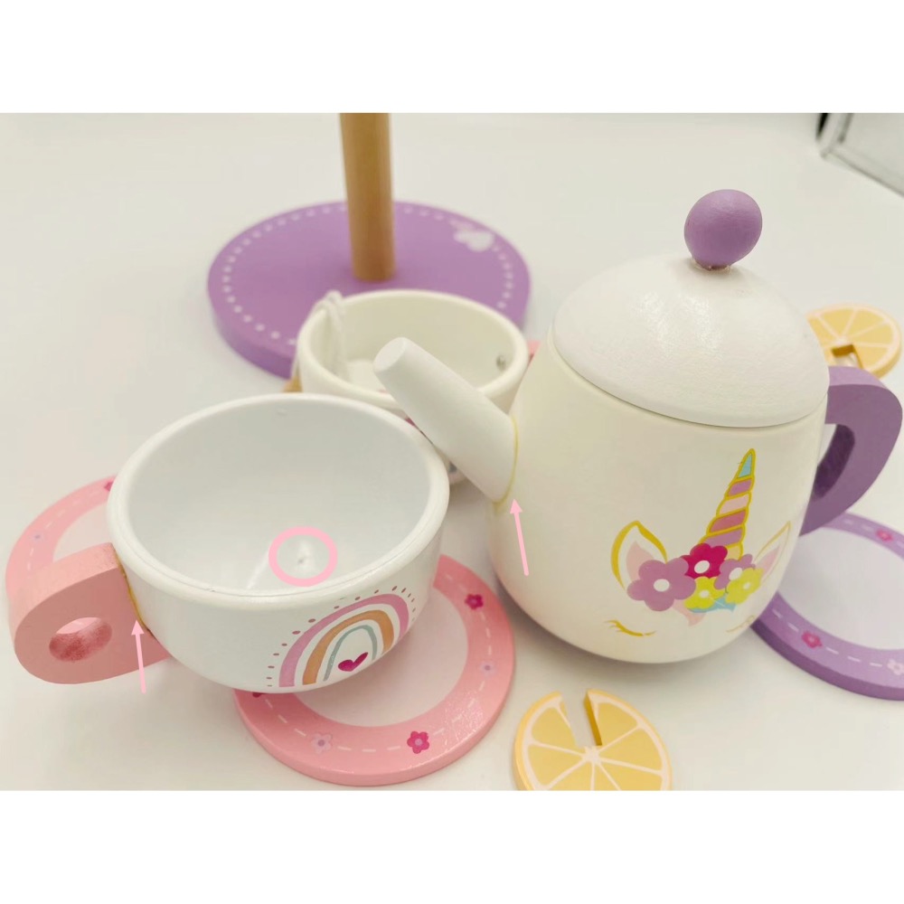 FB-加拿大tinyland過家家-下午茶組+鍋盤瀝水架組-細節圖4