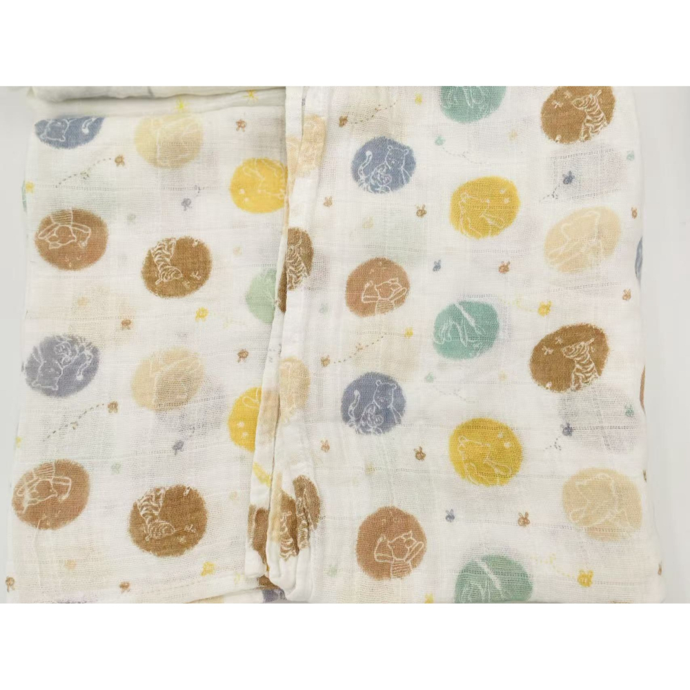 FB-二手包巾4條(小熊維尼*2.錦鯉.雪花)-細節圖2