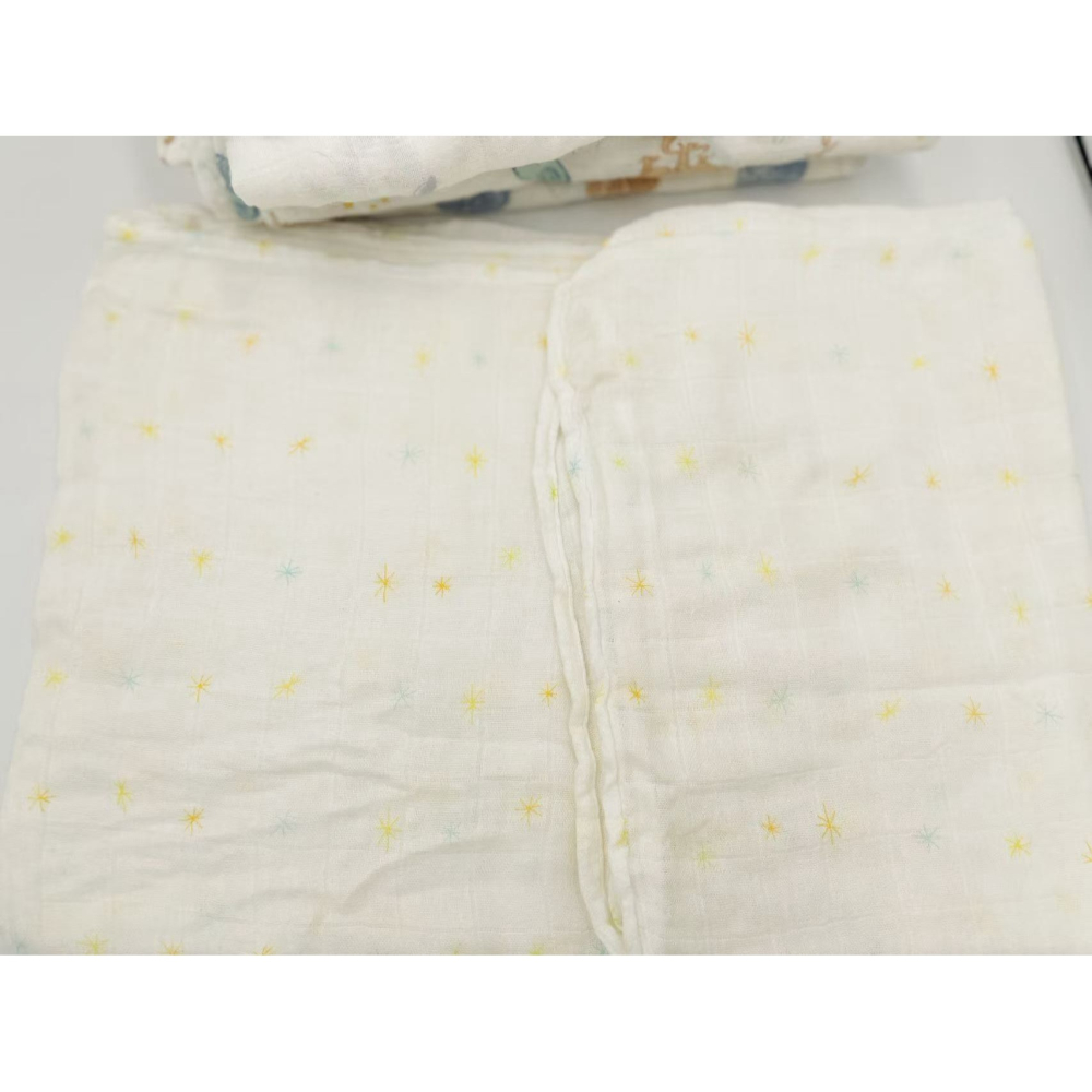 FB-二手包巾4條(小熊維尼*2.錦鯉.雪花)-細節圖5