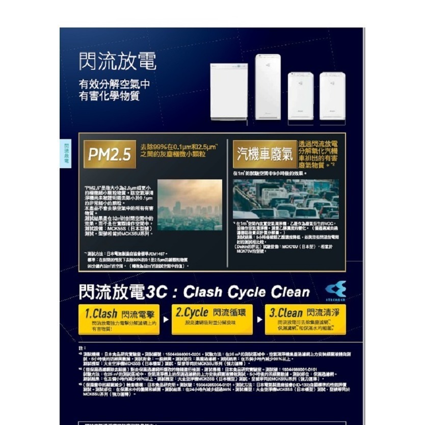 DAIKIN 大金 閃流放電美肌保濕型空氣清淨機(搭配HEPA靜電濾網)MCK70VSCT-W-細節圖2