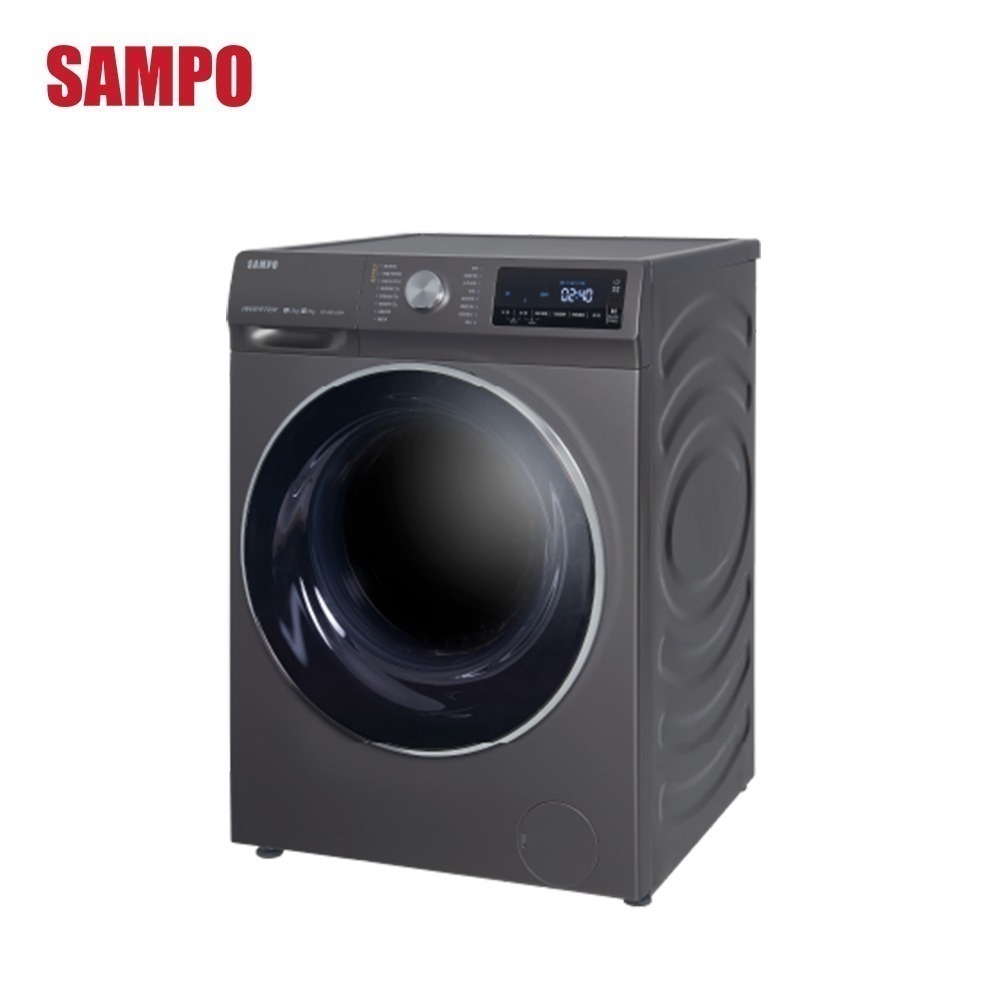 (約裝商品) SAMPO 聲寶 12/7kg變頻滾筒洗衣機ES-ND12DH 含基本安裝 贈 7-11商品卡5000元-細節圖2