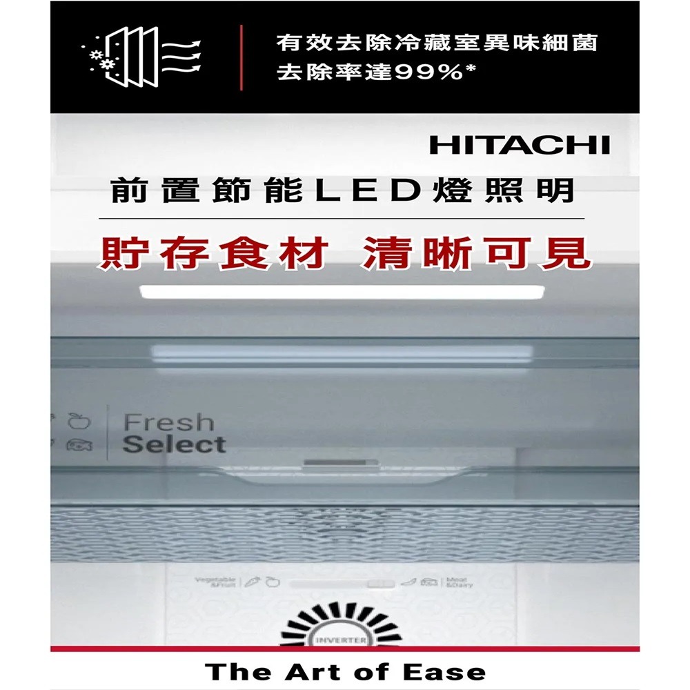 (約裝商品)Hitachi 日立 雙門240L變頻鋼板冰箱 HRTN5255MF 含基本安裝+舊機回收-細節圖6