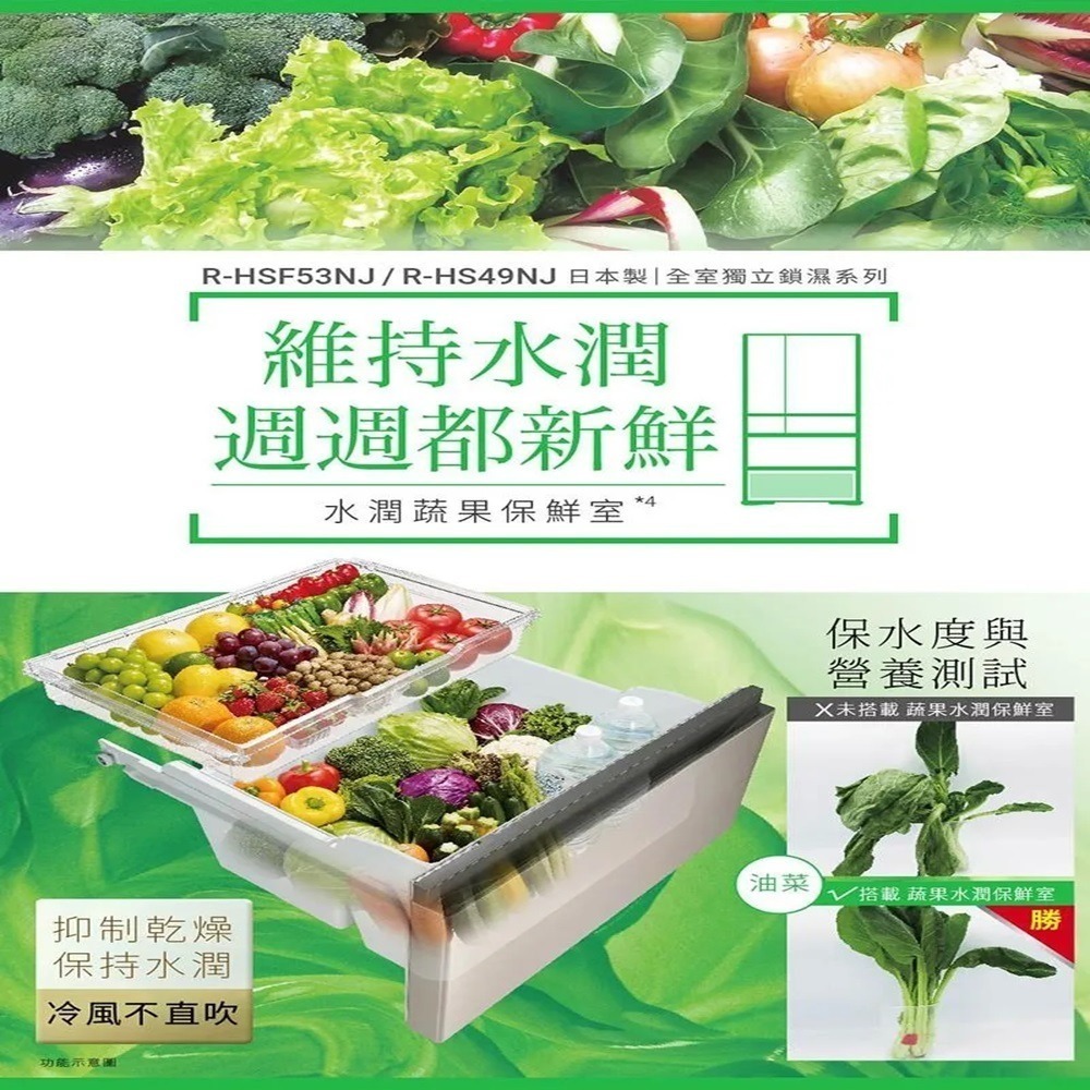 (約裝商品)Hitachi 日立 日製五門475L變頻冰箱 RHS49NJ 含基本安裝+舊機回收-細節圖4