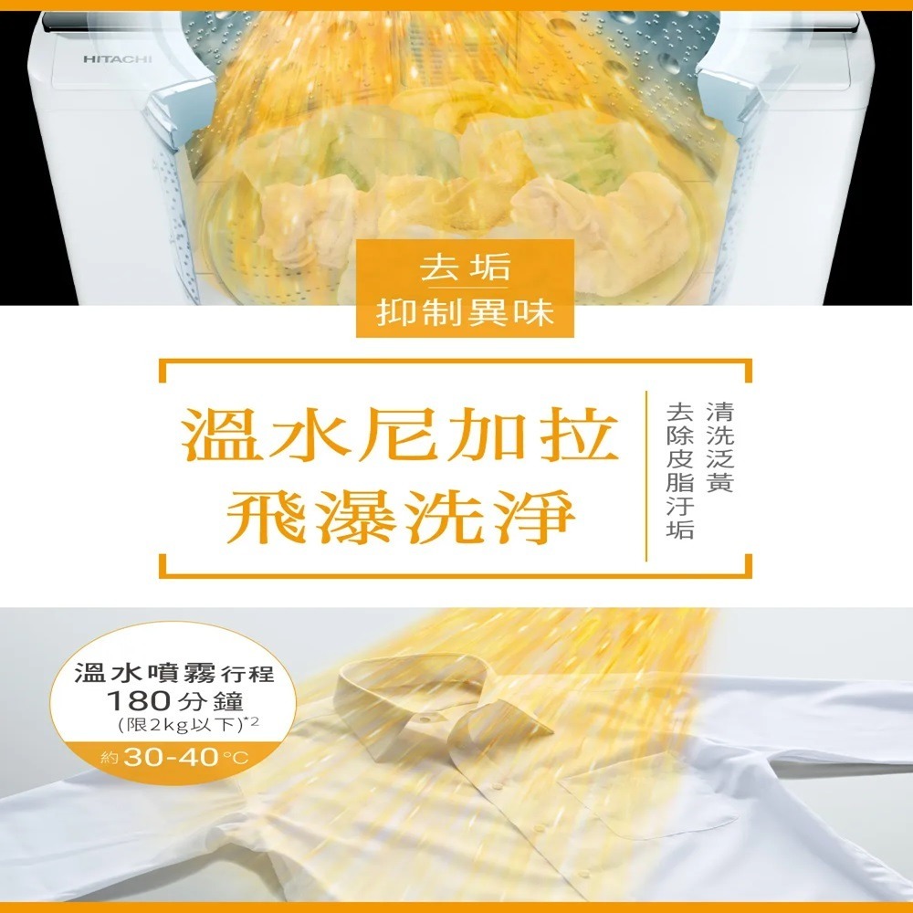 (約裝商品)Hitachi 日立 日製直立式變頻洗衣機 BWDV100EJ 含基本安裝+舊機回收-細節圖6