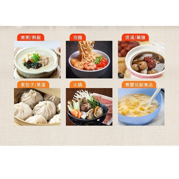 SAMPO 聲寶 雙層防燙多功能快煮美食鍋/料理鍋/電火鍋/旅行鍋(附蒸架) 1.2L KQ-CA12D-細節圖3