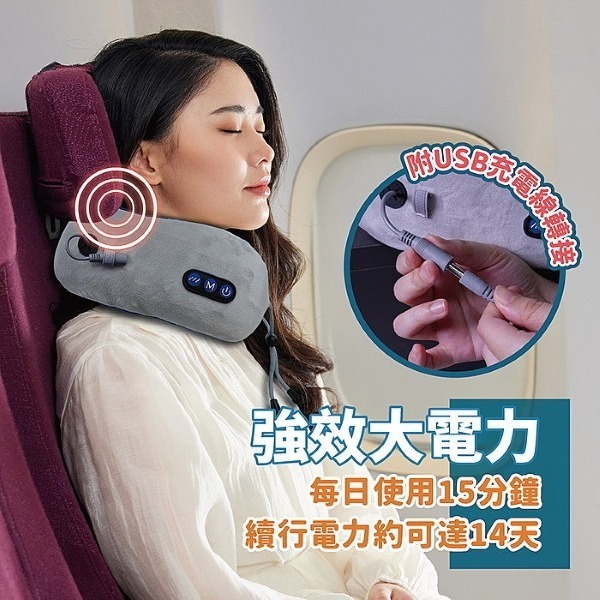 Kolin 歌林 USB充電揉捏按摩枕 KMA-HC600-細節圖6