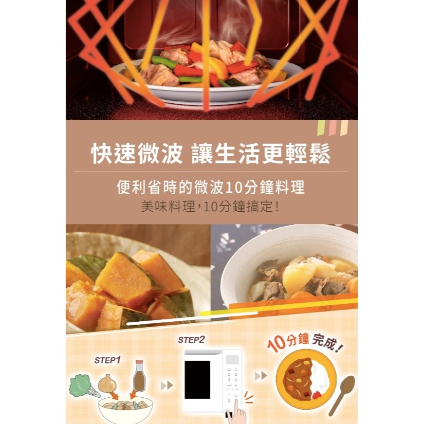 Panasonic 國際牌 23L平台式變頻烘/燒烤微電腦微波爐 NN-FS301-細節圖4