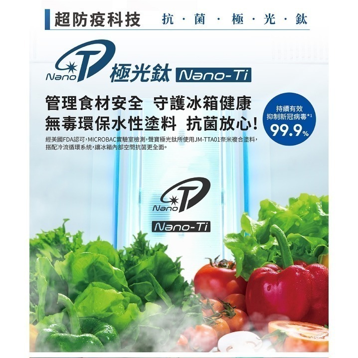 贈商品卡2000元 (約裝商品) SAMPO 聲寶 605L三門變頻冰箱(故宮聯名款) SR-C61GDV-細節圖3