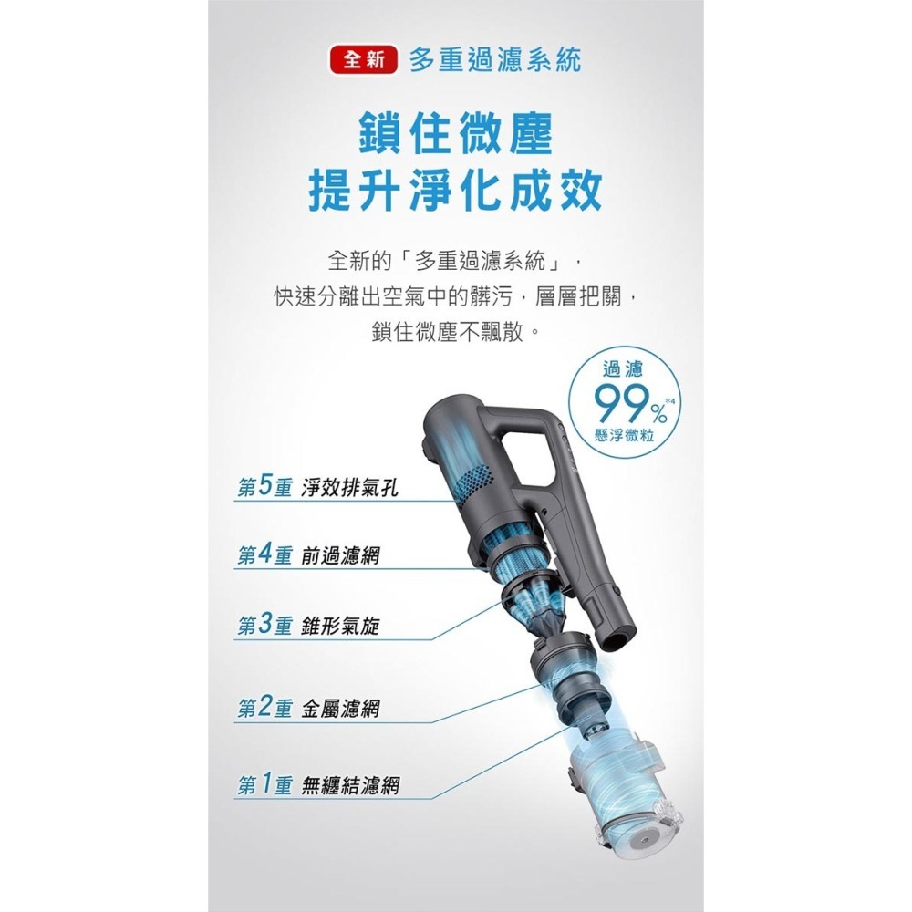 Panasonic 國際牌 無線直立/手持式150W無纏結毛髮吸塵器MC-SB85K-細節圖7