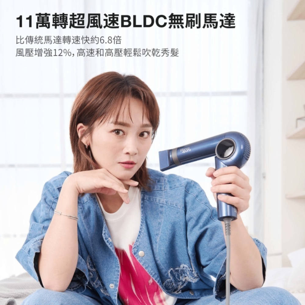 Bianco di puro 彼安特 U7超輕量摺疊高速負離子護髮吹風機 HD041-細節圖2