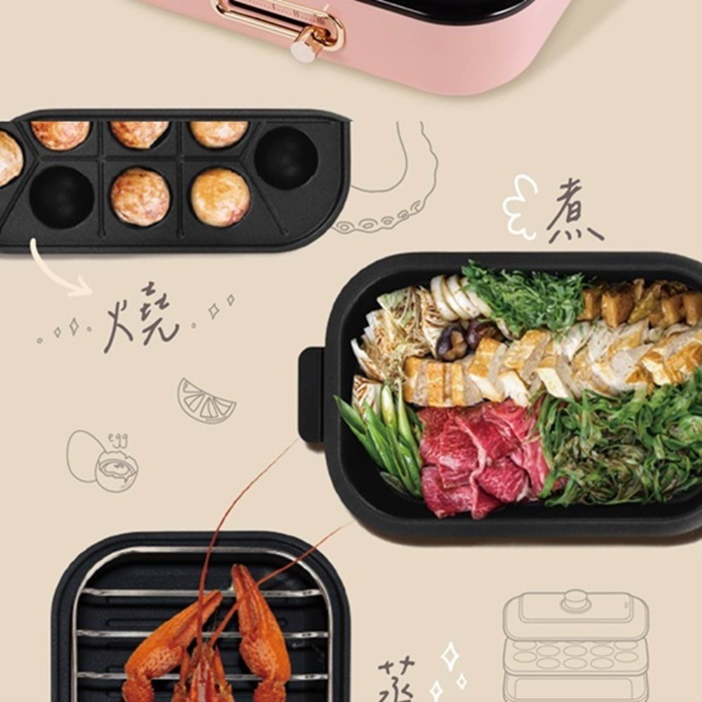 SAMPO 聲寶 百變煮廚電烤盤TG-NC80C-細節圖5