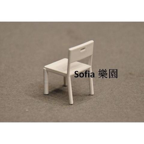 ◆SOFIAの樂園◆ 模型造景用 微景配件 模型屋 小家具 模型椅子 餐椅 休閑椅 書桌椅 適合比例1:30/ 1：50-細節圖2