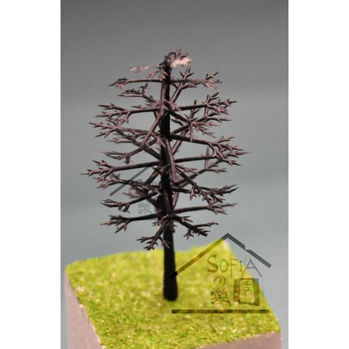 ◆SOFIAの樂園◆ 新品 模型造景用 微景觀 街道樹 木棉樹幹 模型樹 高3.5cm/5cm/7cm/9cm～13cm-細節圖2