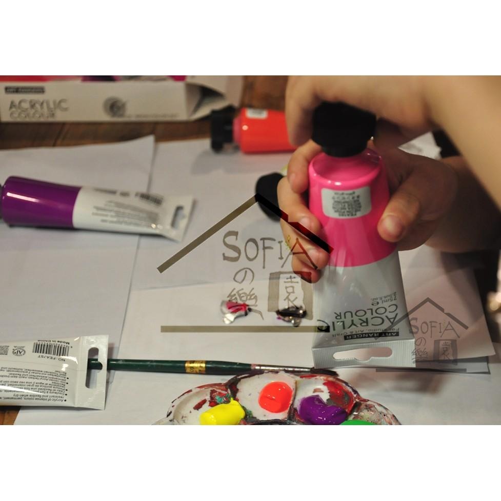 ◆SOFIA最新包裝◆ 美邦 壓克力顏料 美甲 丙烯 彩繪顏料 閃光色 Glitter set 6色套裝組 75ml新貨-細節圖5