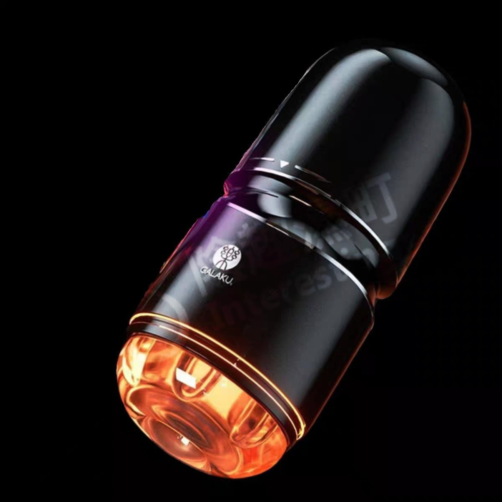 [陰趣濕町]台灣現貨-GALAKU小鋼砲全負壓吮吸 深喉 無極旋轉 飛機杯 飛機杯電動 虛擬DIY女友 自慰器男用情趣-細節圖3