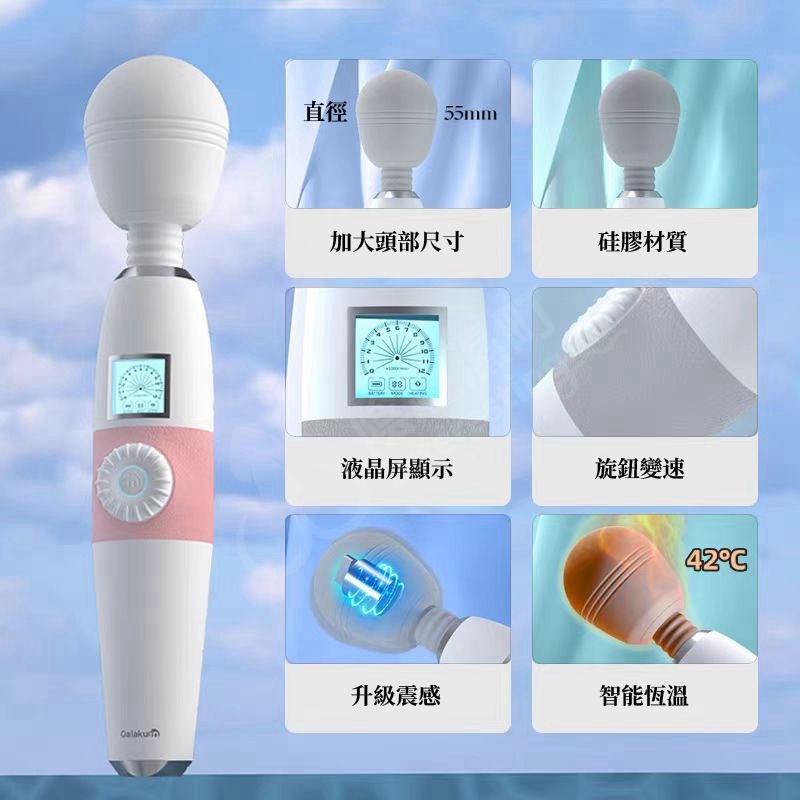 [陰趣濕町]台灣現貨-二代急速天使AV棒 自慰棒 按摩棒 跳蛋 性感情趣 成人 G點 吸吮 伸縮 抽插 調情 電動按摩-細節圖3