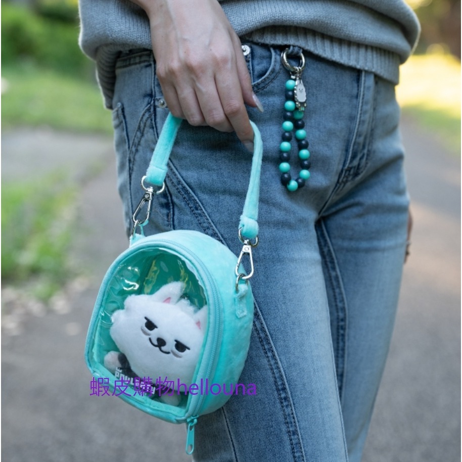 【TXT角巴兔 日本勇猛 黃春大頭娃包】秀彬 然竣 萬用包 痛包 手燈收納包 透明包 手提包 大臉娃娃 原皮玩偶立體造型-細節圖8