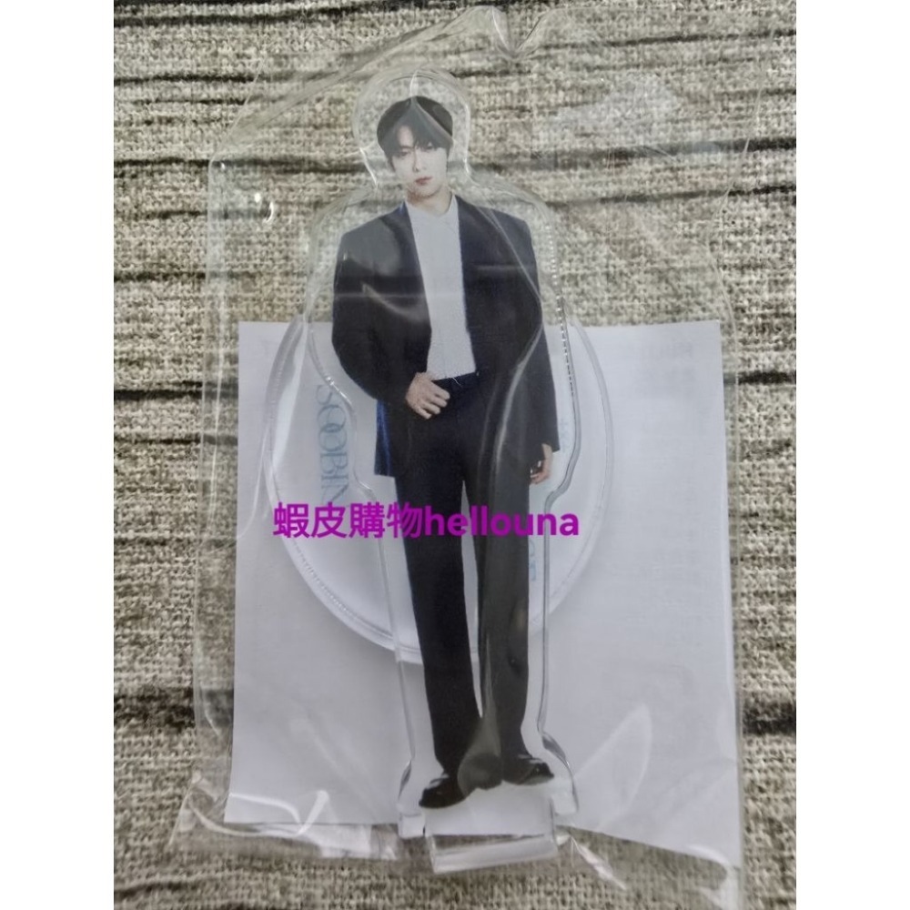 【TXT角巴兔 日本西瓜勇猛娃娃+收納包+和紙+滿額卡+日巡扭蛋貼紙+秀彬立牌+然竣生日禮盒】西瓜娃 特典卡 永萌 周邊-細節圖9