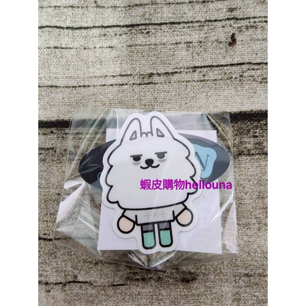 【TXT角巴兔 勇猛大頭吊飾+日巡扭蛋貼紙+秀彬立牌】團子 鑰匙圈 大臉掛飾 糰子 掛件 大頭娃娃 永萌 大頭玩偶 原皮-細節圖9