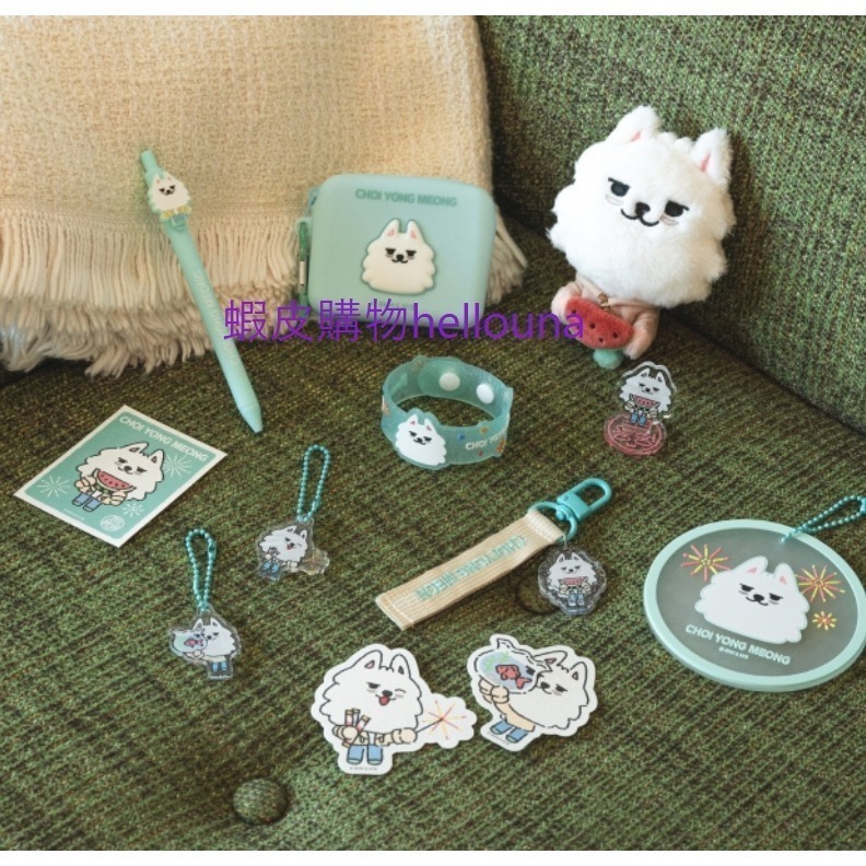 【TXT角巴兔 勇猛大頭吊飾+小收納包】團子 鑰匙圈 大臉掛飾 糰子 掛件 大頭娃娃 永萌 大頭玩偶 原皮 耳機包化妝包-細節圖9