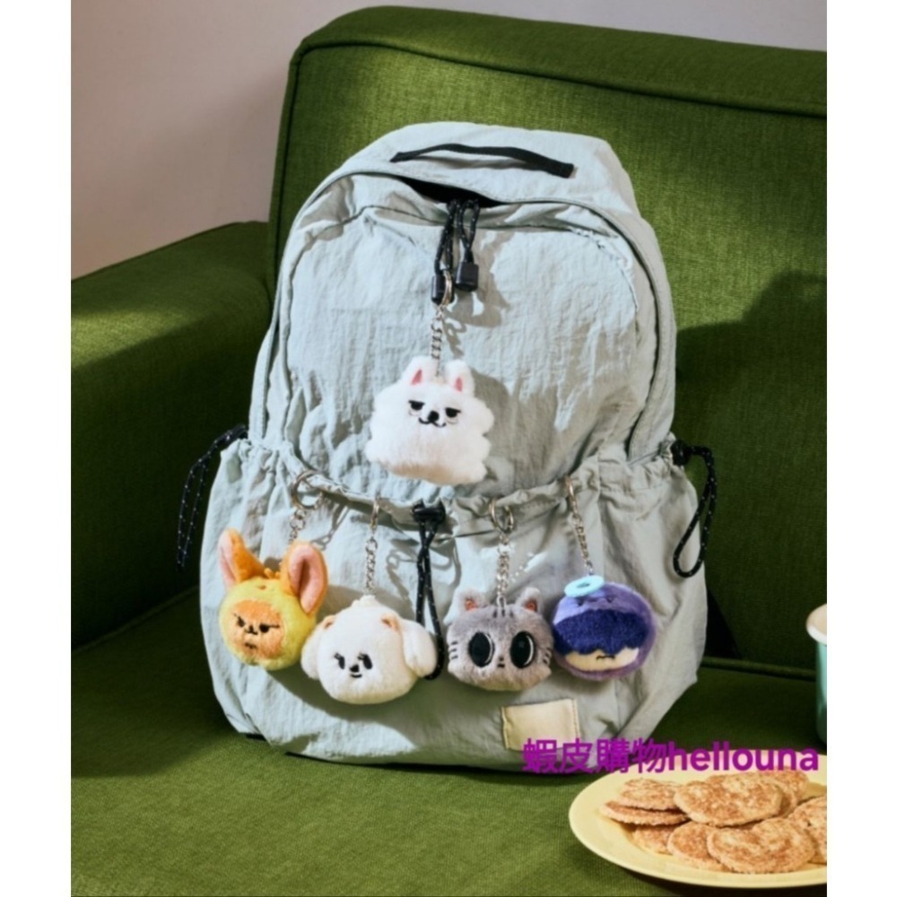 【TXT角巴兔 黃春 大頭吊飾+和紙貼紙】崔然竣同款 團子鑰匙圈 大臉掛飾 糰子 掛件 官方大頭娃娃 棒球黃春 西瓜黃春-細節圖4